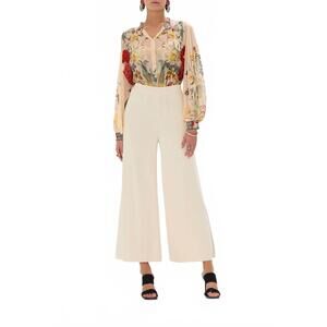 NEW CAMILLA high neck button through blouse in etched into eternity